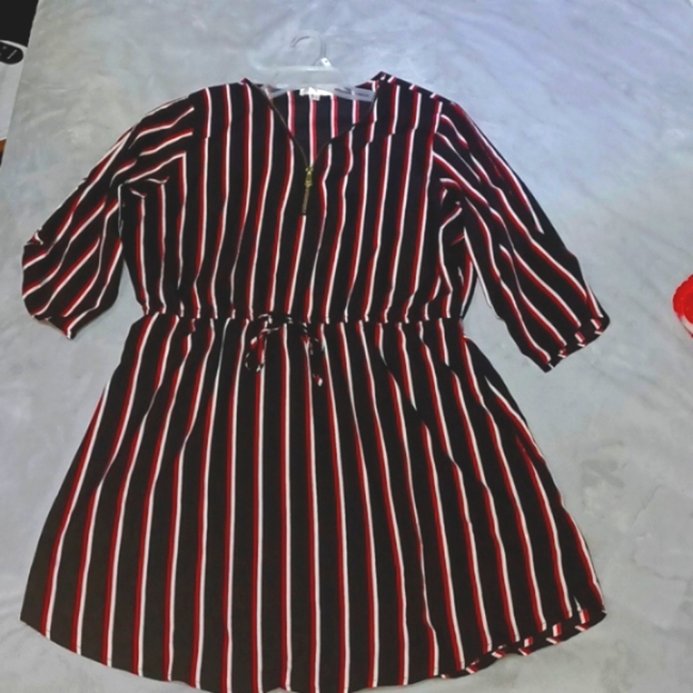 Stella Tweed Stripped Dress